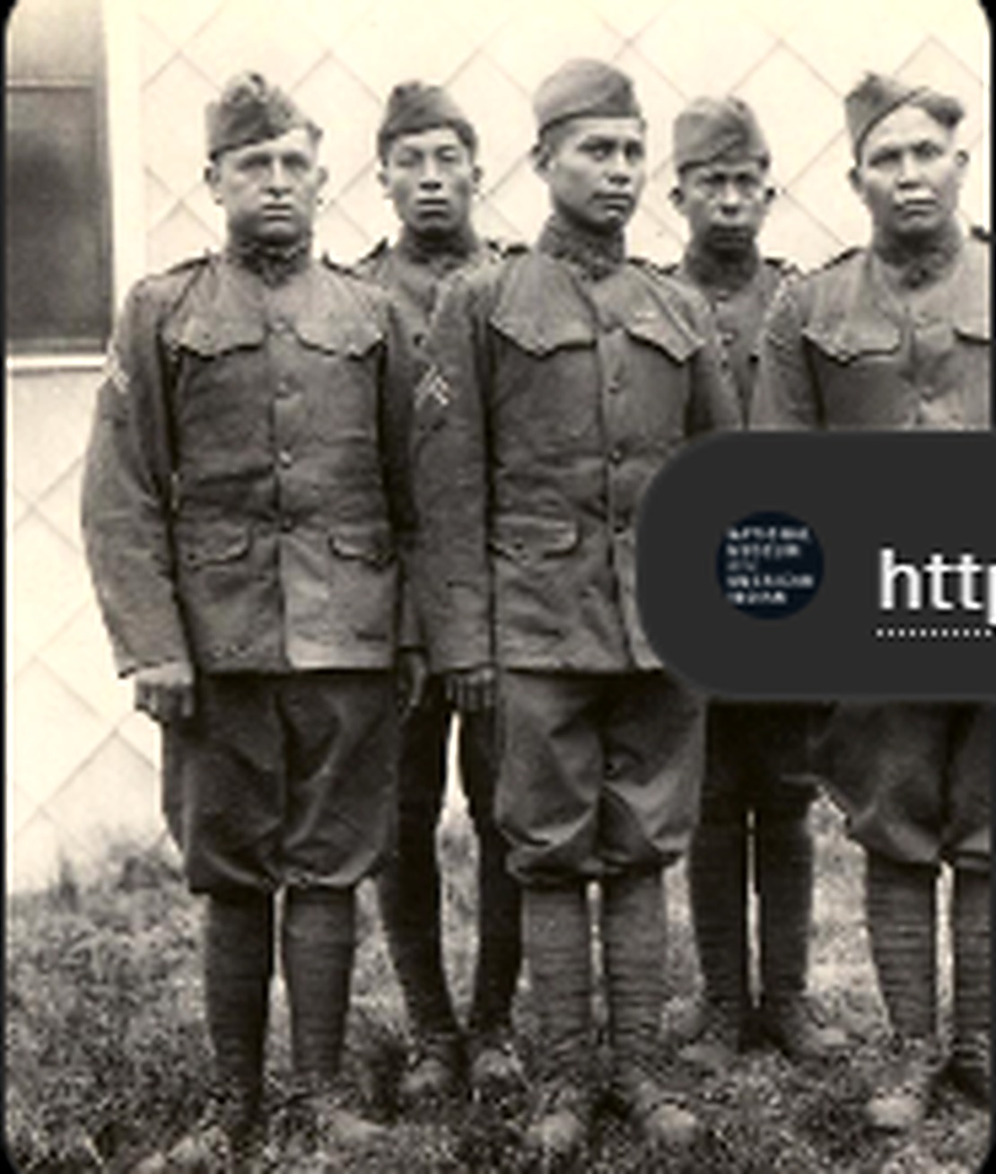 Choctaw soldiers of the telephone squad in France during World War I
