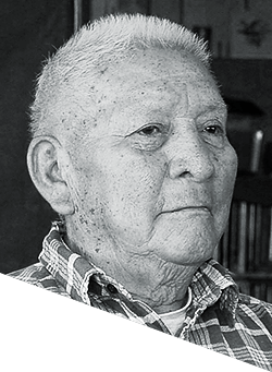 Portrait of Hopi code talker Franklin Shupla
